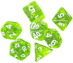 DCC Dungeon Crawl Classics RPG Dice Set - Greenstone Shards